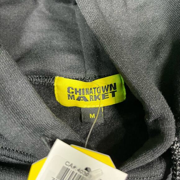 China Town MARKET Back to Back Champions 2021 Black Pullover Hoodie M New - Picture 5 of 6